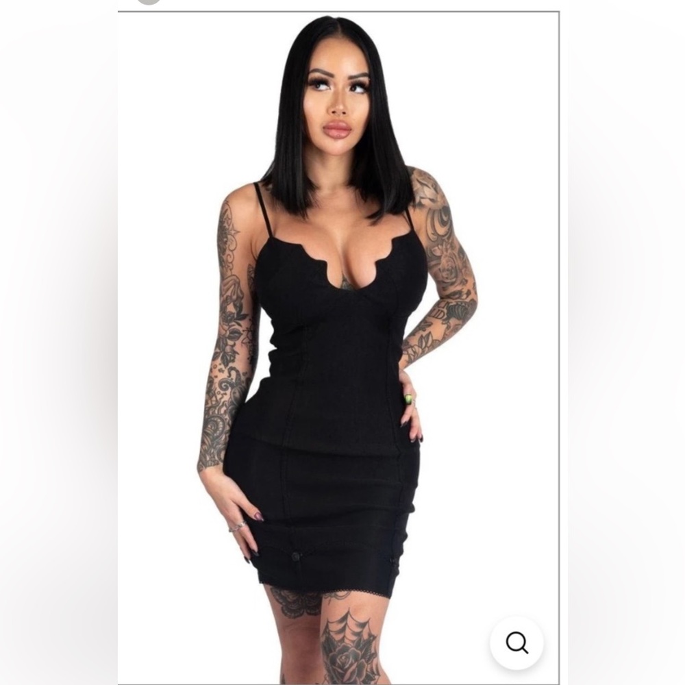 Too fast Elegant Black Women's Dress